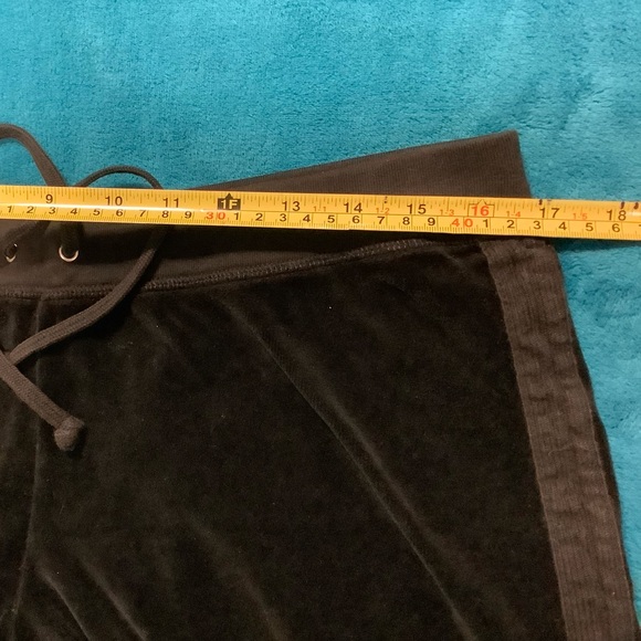 Juicy Couture 90s Velour Flare Pants 34 x 31 Zip Up Hoodie Tracksuit - Picture 10 of 14